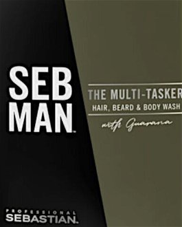 Šampón na vlasy, fúzy a telo Sebastian Professional Seb Man The Multi-Tasker 3 In 1 - 250 ml (SB6301.250) + DARČEK ZADARMO 5