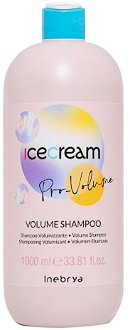Šampón na zväčšenie objemu jemných, zľahnutých vlasov Inebrya Ice Cream Pro Volume Shampoo - 1000 ml (771026363) + darček zadarmo