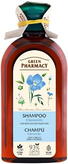 Šampón pre slabé a poškodené vlasy s ľanovým olejom Green Pharmacy - 350 ml 2