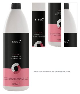 Šampón pre farbené a melírované vlasy Sibel Colour - 1000 ml (8700004) + darček zadarmo 1