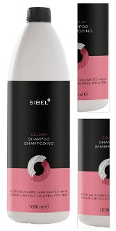 Šampón pre farbené a melírované vlasy Sibel Colour - 1000 ml (8700004) + darček zadarmo 3