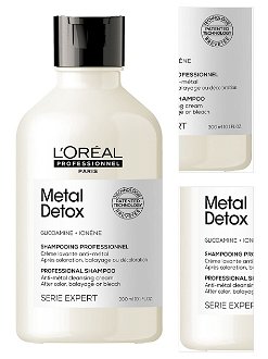 Šampón pre farbené a poškodené vlasy Loréal Professionnel Serie Expert Metal Detox - 300 ml - L’Oréal Professionnel + darček zadarmo 3