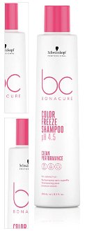 Šampón pre farbené vlasy Schwarzkopf Professional BC Bonacure Color Freeze Shampoo - 250 ml (2708524) + darček zadarmo 4
