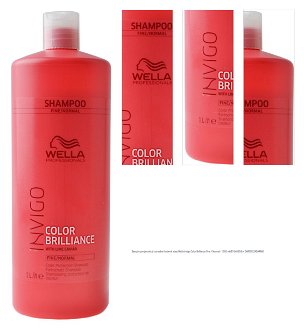 Šampón pre jemné až normálne farbené vlasy Wella Invigo Color Brilliance Fine / Normal - 1000 ml (81648834) + DARČEK ZADARMO 1