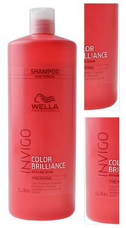 Šampón pre jemné až normálne farbené vlasy Wella Invigo Color Brilliance Fine / Normal - 1000 ml (81648834) + darček zadarmo 3