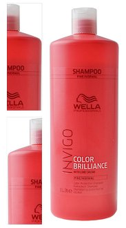 Šampón pre jemné až normálne farbené vlasy Wella Invigo Color Brilliance Fine / Normal - 1000 ml (81648834) + DARČEK ZADARMO 4