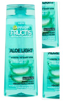 Šampón pre jemné vlasy Garnier Fructis Aloe Light - 250 ml 3