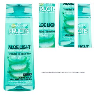 Šampón pre jemné vlasy Garnier Fructis Aloe Light - 400 ml 1
