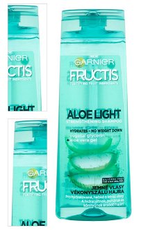 Šampón pre jemné vlasy Garnier Fructis Aloe Light - 400 ml 4