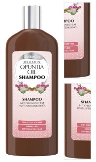 Šampón pre jemné vlasy s opunciovým olejom GlySkinCare Organic Opuntia Oil Shampoo - 250 ml (WYR000176) 3