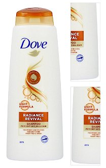 Šampón pre krehké a veľmi suché vlasy Dove Radiance Revival Shampoo - 400 ml + darček zadarmo 3