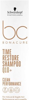 Šampón pre krehké a zrelé vlasy Schwarzkopf Professional BC Bonacure Time Restore Shampoo - 1000 ml (2708437) + darček zadarmo 5