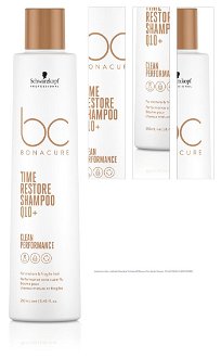 Šampón pre krehké a zrelé vlasy Schwarzkopf Professional BC Bonacure Time Restore Shampoo - 250 ml (2708443) + darček zadarmo 1