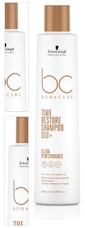 Šampón pre krehké a zrelé vlasy Schwarzkopf Professional BC Bonacure Time Restore Shampoo - 250 ml (2708443) + darček zadarmo 4