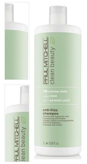 Šampón pre krepaté a nepoddajné vlasy Paul Mitchell Clean Beauty Anti-Frizz - 1000 ml (121034) + darček zadarmo 4