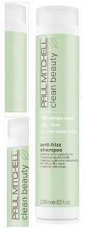 Šampón pre krepaté a nepoddajné vlasy Paul Mitchell Clean Beauty Anti-Frizz - 250 ml (121032) + darček zadarmo 4