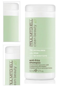 Šampón pre krepaté a nepoddajné vlasy Paul Mitchell Clean Beauty Anti-Frizz - 50 ml (121030) + darček zadarmo 4