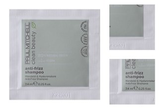 Šampón pre krepaté a nepoddajné vlasy Paul Mitchell Clean Beauty Anti-Frizz - 7,4 ml (121039) 3