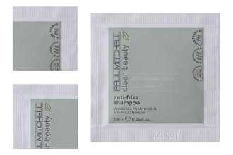 Šampón pre krepaté a nepoddajné vlasy Paul Mitchell Clean Beauty Anti-Frizz - 7,4 ml (121039) 4