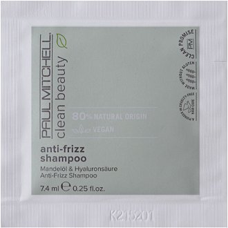 Šampón pre krepaté a nepoddajné vlasy Paul Mitchell Clean Beauty Anti-Frizz - 7,4 ml (121039) 2