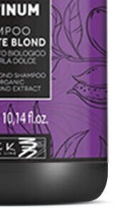 Šampón pre melírované vlasy Black Platinum Absolute Blond - 300 ml (250029) + darček zadarmo 9