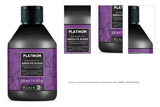Šampón pre melírované vlasy Black Platinum Absolute Blond - 300 ml (250029) + darček zadarmo 1