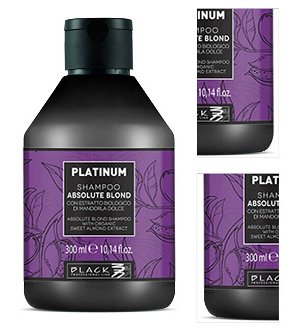 Šampón pre melírované vlasy Black Platinum Absolute Blond - 300 ml (250029) + darček zadarmo 3