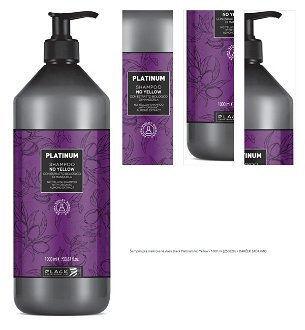 Šampón pre melírované vlasy Black Platinum No Yellow - 1000 ml (250028) + darček zadarmo 1