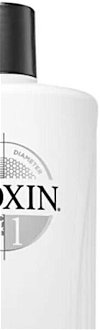Šampón pre mierne rednúce prírodné vlasy Nioxin System 1 Cleanser Shampoo - 1000 ml (81385597) + darček zadarmo 7