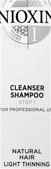 Šampón pre mierne rednúce prírodné vlasy Nioxin System 1 Cleanser Shampoo - 1000 ml (81385597) + darček zadarmo 5