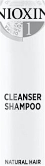 Šampón pre mierne rednúce prírodné vlasy Nioxin System 1 Cleanser Shampoo - 300 ml (81593271) + darček zadarmo 5