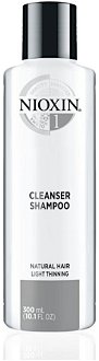 Šampón pre mierne rednúce prírodné vlasy Nioxin System 1 Cleanser Shampoo - 300 ml (81593271) + darček zadarmo 2