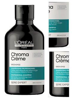 Šampón pre neutralizáciu červených tónov Loréal Professionnel SE Chroma Créme - 300 ml - L’Oréal Professionnel + darček zadarmo 3