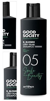 Šampón pre neutralizáciu oranžovo žltých tónov Artégo Good Society 05 B_Blonde - perleťový, 250 ml (0165909) + darček zadarmo 4