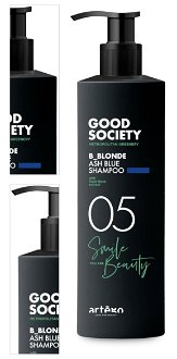 Šampón pre neutralizáciu oranžovo žltých tónov Artégo Good Society 05 B_Blonde - popolavý, 1000 ml (0165906) + darček zadarmo 4