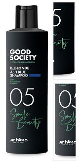 Šampón pre neutralizáciu oranžovo žltých tónov Artégo Good Society 05 B_Blonde - popolavý, 250 ml (0165905) + darček zadarmo 3