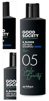 Šampón pre neutralizáciu oranžovo žltých tónov Artégo Good Society 05 B_Blonde - popolavý, 250 ml (0165905) + darček zadarmo 4
