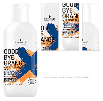 Šampón pre neutralizáciu oranžových tónov Schwarzkopf Professional Goodbye Orange - 300 ml (2710266) + DARČEK ZADARMO 1