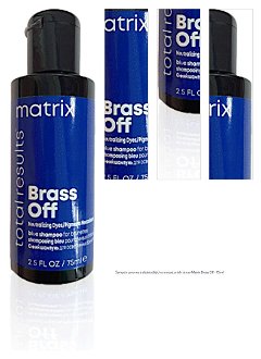Šampón pre neutralizáciu žltých a mosadzných tónov Matrix Brass Off - 75 ml 1