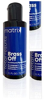Šampón pre neutralizáciu žltých a mosadzných tónov Matrix Brass Off - 75 ml 3
