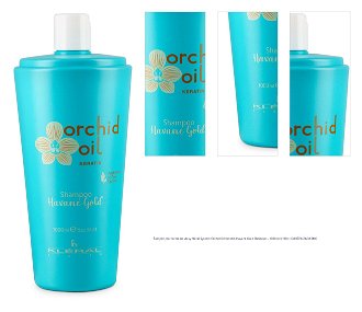 Šampón pre normálne vlasy Kléral System Orchid Oil Keratin Havané Gold Shampoo - 1000 ml (198) + darček zadarmo 1