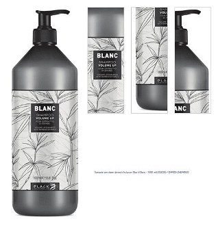 Šampón pre objem jemných vlasov Black Blanc - 1000 ml (250030) + darček zadarmo 1
