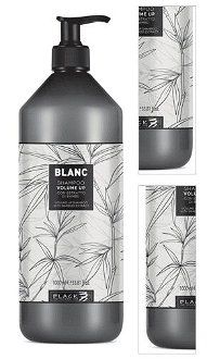 Šampón pre objem jemných vlasov Black Blanc - 1000 ml (250030) + darček zadarmo 3