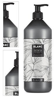 Šampón pre objem jemných vlasov Black Blanc - 1000 ml (250030) + darček zadarmo 4