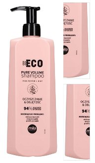 Šampón pre objem vlasov Be Eco Pure Volume Mila - 900 ml (0105001) + darček zadarmo 3