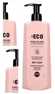 Šampón pre objem vlasov Be Eco Pure Volume Mila - 900 ml (0105001) + DARČEK ZADARMO 4
