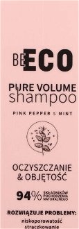 Šampón pre objem vlasov Be Eco Pure Volume Mila - 900 ml (0105001) + DARČEK ZADARMO 5