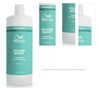 Šampón pre objem vlasov Wella Professionals Invigo Volume Boost Shampoo Fine Hair - 1000 ml (99350170011) + darček zadarmo 1