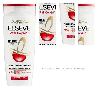 Šampón pre poškodené vlasy Loréal Elseve Total Repair 5 - 250 ml - L’Oréal Paris + darček zadarmo 1