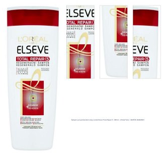Šampón pre poškodené vlasy Loréal Elseve Total Repair 5 - 400 ml - L’Oréal Paris + darček zadarmo 1